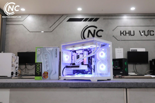 Bộ PC Gaming Intel Core i5-14600K, Ram 32GB, SSD 1TB, VGA RTX 5060 Ti 8GB