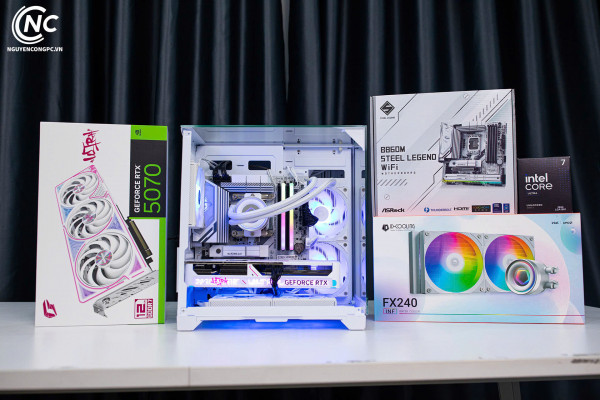 Bộ PC Gaming Intel Ultra 5 245K/RAM 32GB/VGA RTX 5070 12GB