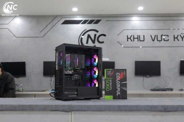 Bộ PC Gaming Intel Core i5-14600KF, Ram 16GB, VGA RTX 5060 [TẶNG MÀN HÌNH]