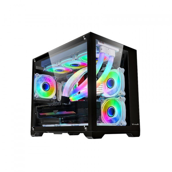 Vỏ Case VITRA CRYSTAL S1 PRO BLACK ( RAD 360 )