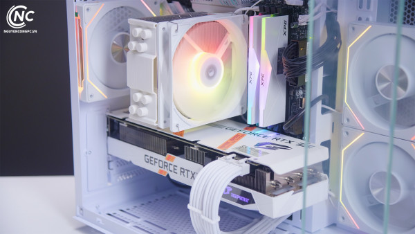 Bộ PC Gaming Core i5-13400F, RAM 16GB, RTX 4060 Ti White OC 8GB