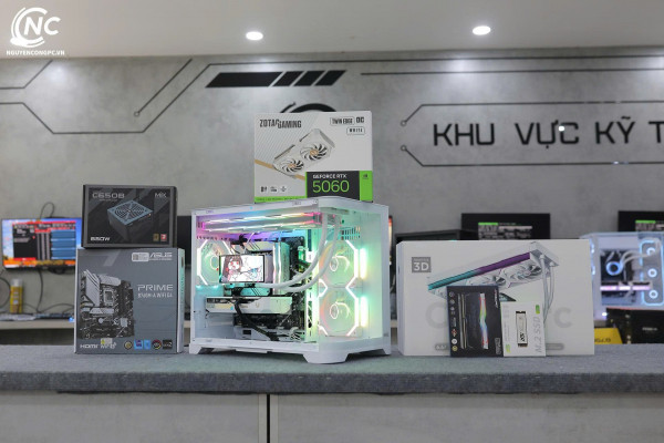 Bộ PC Gaming Intel Core i5 14400F, RAM 16GB, VGA RTX 5060 OC 8GB