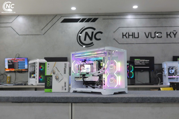 Bộ PC Gaming Intel Core i5 14400F, RAM 16GB, VGA RTX 5060 OC 8GB