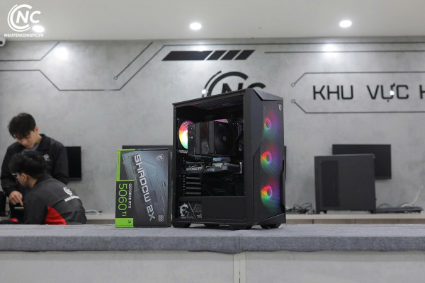 Bộ PC Gaming AMD Ryzen 5 7500X3D, Ram 16GB, VGA RTX 5060Ti 16G [TẶNG MÀN HÌNH]