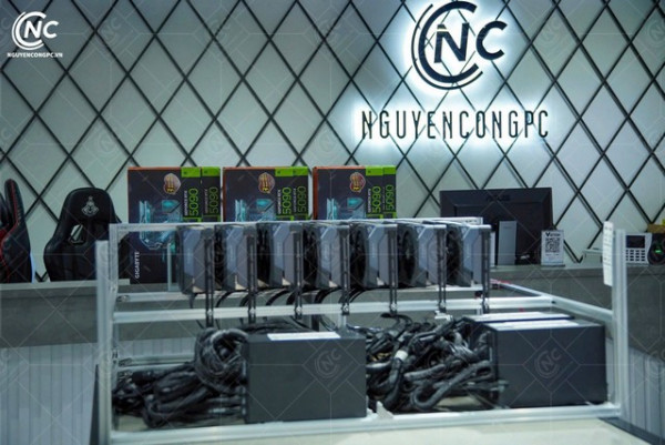 Bộ PC AI: 7 VGA RTX 5090 32GB, CPU AMD Threadripper 7965WX