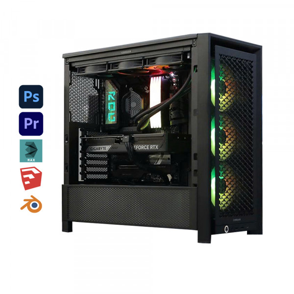 Bộ PC Đồ họa AMD Ryzen 9 9950X, Ram 32GB, VGA RTX 3060 12G [TẶNG MÀN HÌNH]