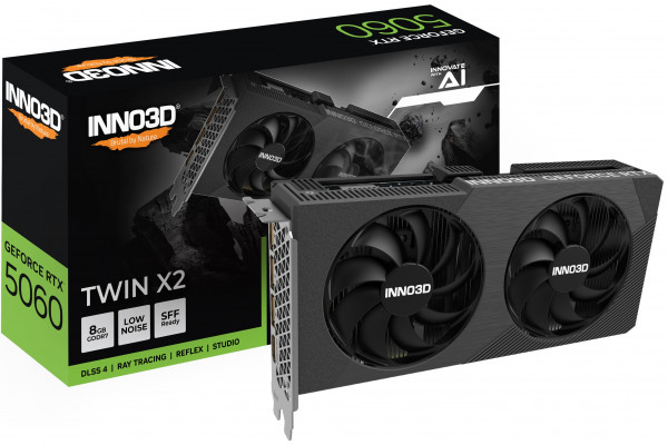 Card Màn Hình INNO3D GeForce RTX 5060 TWIN X2 8G GDDR7