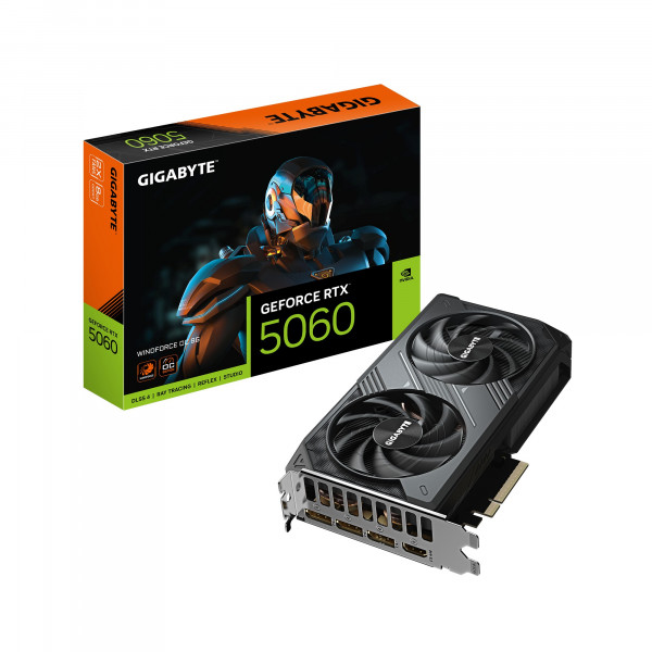 Card Màn Hình Gigabyte RTX 5060 WINDFORCE OC 8GB (N5060WF2OC-8GD)