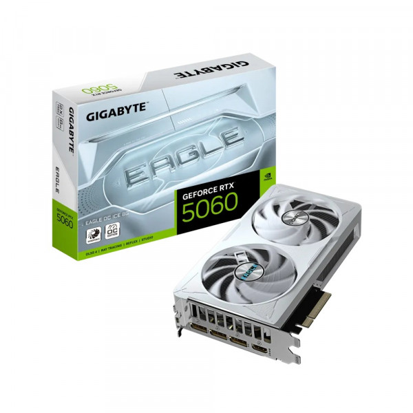 Card Màn Hình Gigabyte RTX 5060 EAGLE OC ICE 8GB (N5060EAGLEOC ICE-8GD)