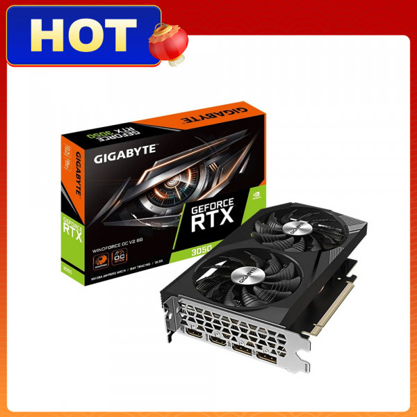 Card màn hình Gigabyte GeForce RTX 3050 WINDFORCE OC V2 8GB