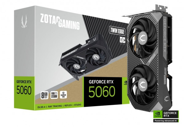 Card Màn Hình ZOTAC GAMING GeForce RTX 5060 8GB Twin Edge OC
