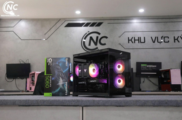 BỘ PC GAMING i5-14400F, RAM 16GB RGB, RTX 5060 8GB