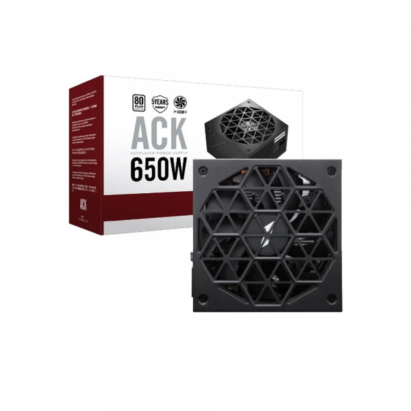 NGUỒN MÁY TÍNH FIRST PLAYER (1STPLAYER) ACK-STD-650 650W ĐEN (80 PLUS)