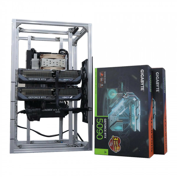 Bộ PC AI Ryzen Threadripper 7960X, 2x RTX 5090 32GB, RAM 128GB