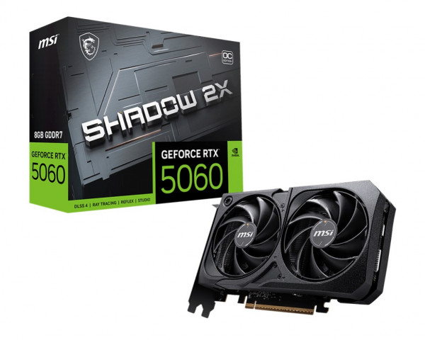 Card Màn Hình MSI RTX 5060 8GB SHADOW 2X OC