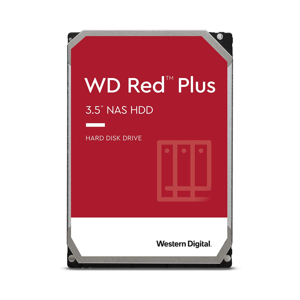 Ổ Cứng HDD Western Digital Red Plus 4TB 3.5 inch, 256MB Cache, 5400RPM (WD40EFPX)