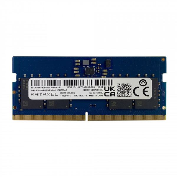 RAM Laptop RAMAXEL 12GB DDR5 4800MHz