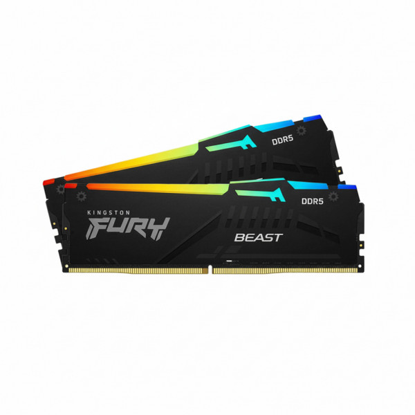 Ram Kingston FURY Beast RGB 32GB (2x16GB) DDR5 bus 5600Mhz (KF556C40BBAK2-32WP)