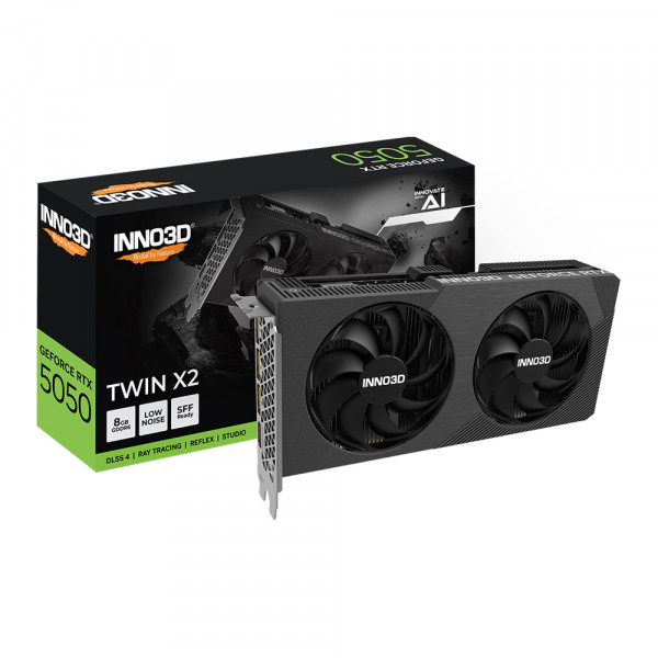 Card màn hình INNO3D GeForce RTX 5050 TWIN X2 8GB