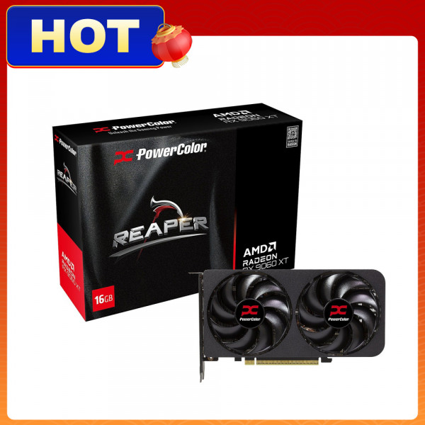 Card Màn Hình AMD PowerColor Reaper Radeon RX 9060 XT 16GB GDDR6