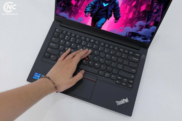 Laptop Lenovo ThinkPad E14 Gen 4 21E300DTVA (Core i7-1255U, 8GB RAM, 256GB SSD, 14 inch FHD, NO OS, Màu Đen)