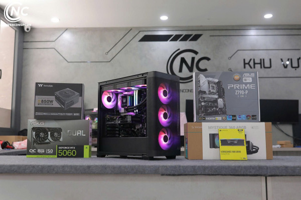 Bộ PC Đồ Họa Intel Core i7-14700KF, RAM 64GB, RTX 5060 8GB