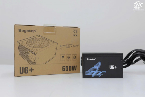 Nguồn máy tính Segotep U6+ SG-D750A (650W, Màu Đen)