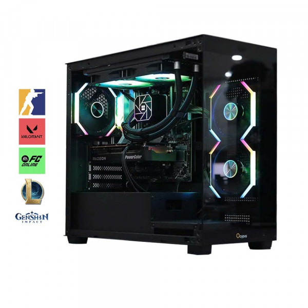 Bộ PC Gaming Ryzen 5 7500F, RAM 16GB, RX 9060 XT 16GB