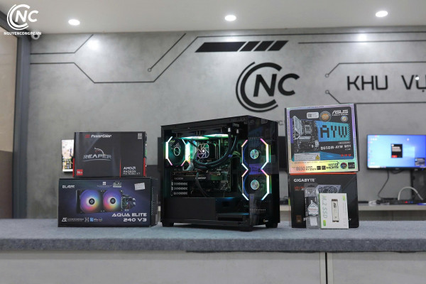 Bộ PC Gaming Ryzen 5 7500F, RAM 16GB, RX 9060 XT 16GB