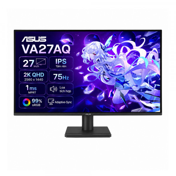 Màn Hình ASUS VA27AQ (27 inch, IPS, 2K, 75Hz, 1ms, Speaker)