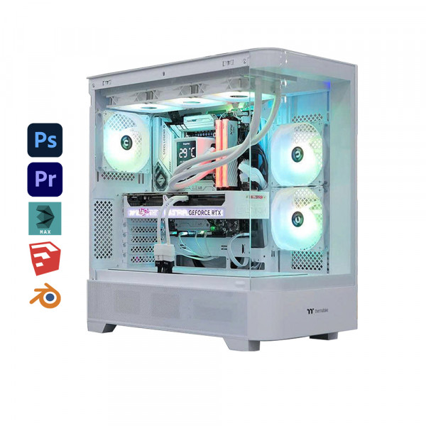 Bộ PC Đồ Hoạ Intel Core i5-14600KF, RAM 32GB, RTX 5070 12GB