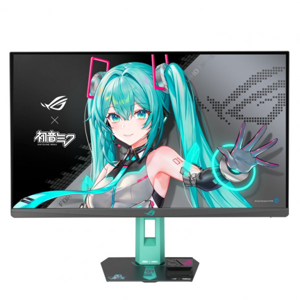 Màn Hình Gaming ASUS ROG Strix XG27ACMEG-G Hatsune Miku Edition (27 Inch, IPS, 2K QHD, 260Hz, 1ms, USB Type-C)