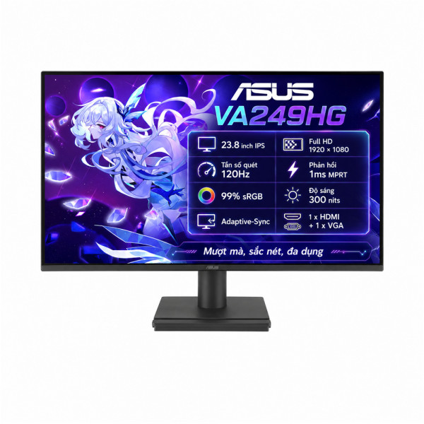 Màn hình ASUS VA249HG (23.8 inch, IPS, FHD, 120Hz, 1ms)
