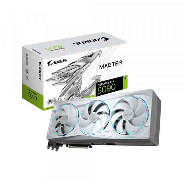 Card Màn Hình Gigabyte RTX 5090 AORUS MASTER ICE 32GB (N5090AORUSM ICE-32GD)