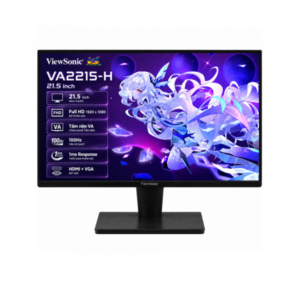 Màn Hình ViewSonic VA2215-H (21.5 inch, FHD, VA, 100Hz, 4ms, ViewMode)