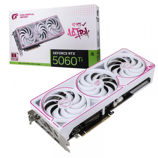 Card Màn Hình Colorful IGame GeForce RTX 5060 Ti Ultra W OC 8GB-V