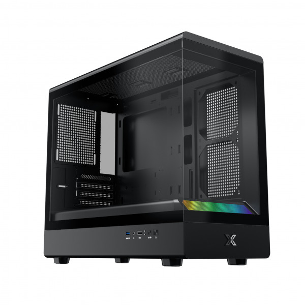 Vỏ Case Xigmatek Pura ML EN48463 (M-ATX, Premium Gaming, ARGB Lighting Bar)