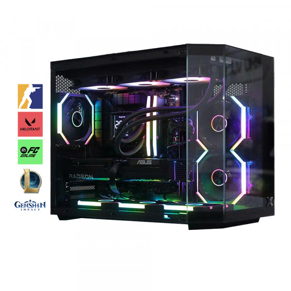 Bộ PC Gaming Core I5-14600K, RAM 32GB, RX 9060 XT 16GB