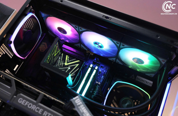 Bộ PC Gaming AMD Ryzen 9 9950X3D, RAM 32GB, RTX 5070 Ti 16G