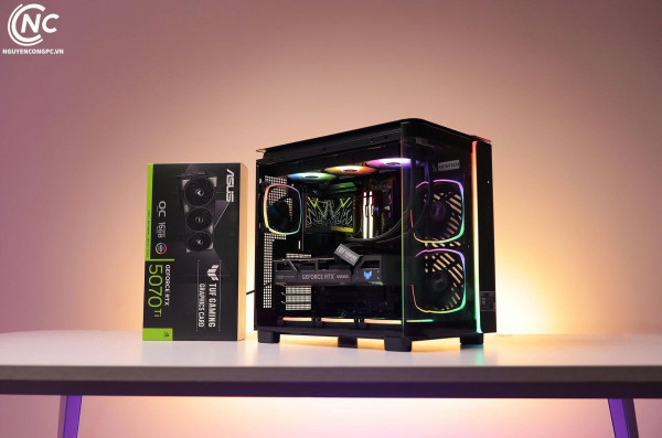 Bộ PC Gaming AMD Ryzen 9 9950X3D, RAM 32GB, RTX 5070 Ti 16G