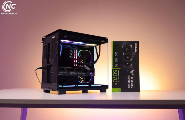 Bộ PC Gaming AMD Ryzen 9 9950X3D, RAM 32GB, RTX 5070 Ti 16G