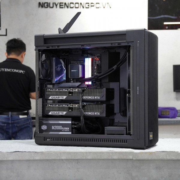 Bộ PC AI Intel Core i9-14900K, 192GB RAM, 2 VGA RTX 5090 32G