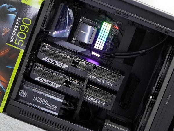 Bộ PC AI Intel Core i9-14900K, 192GB RAM, 2 VGA RTX 5090 32G