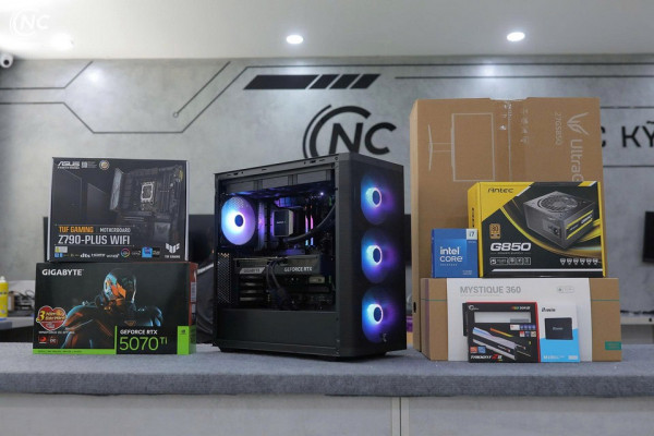 Bộ PC Gaming Core i7-14700K, RAM 32GB, RTX 5070 Ti 16GB
