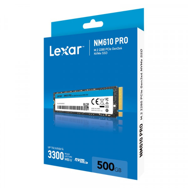 Ổ cứng SSD Lexar NM610PRO 500GB NVMe M2- LNM610P500G-RNNNG