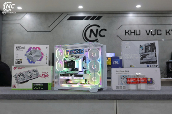 Bộ PC Gaming Intel Core i9-14900K, RAM 64GB DDR5, RTX 5070 12GB