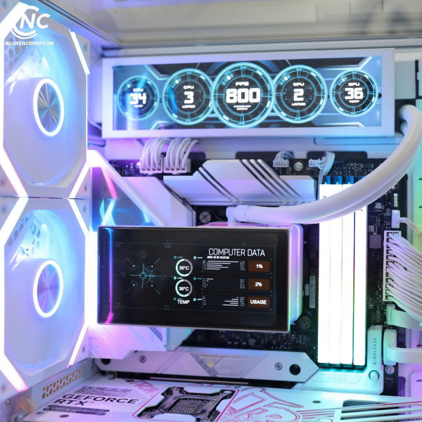Bộ PC Gaming Intel Core i9-14900K, RAM 64GB DDR5, RTX 5070 12GB