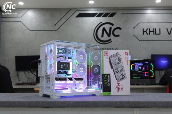 Bộ PC Gaming Intel Core i9-14900K, RAM 64GB DDR5, RTX 5070 12GB