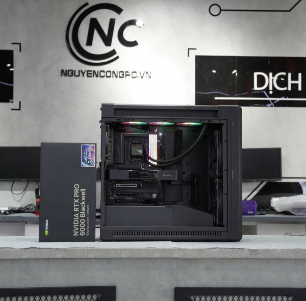 Bộ PC AI Ryzen 9 9950X, 192GB RAM, VGA RTX PRO 6000 Workstation 96GB