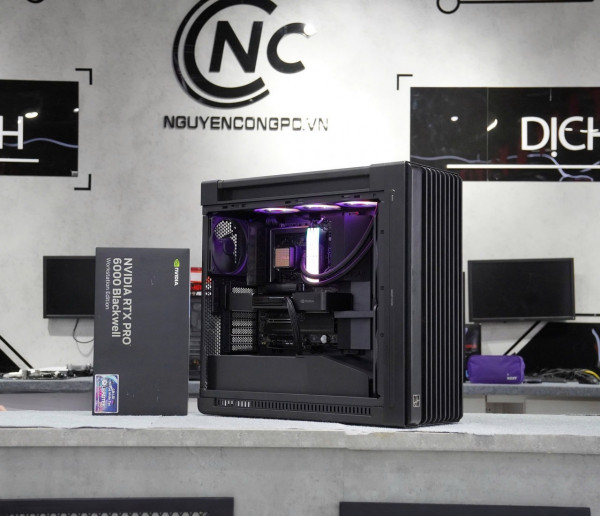 Bộ PC AI Ryzen 9 9950X, 192GB RAM, VGA RTX PRO 6000 Workstation 96GB